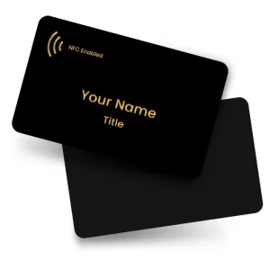 Black Digital Business Card