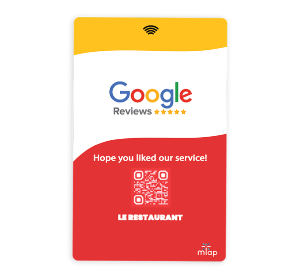 Custom Google Reviews card 1-front