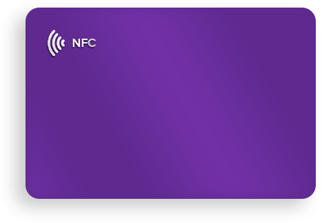 Purple Digital Business Card