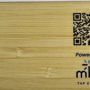 mTap Wooden Card