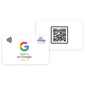 mTap google review-card with QR codemtap GCR