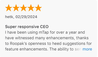 Super responsive CEO