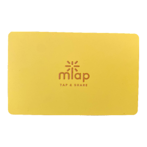 NFC Enabled Yellow Flexible Card