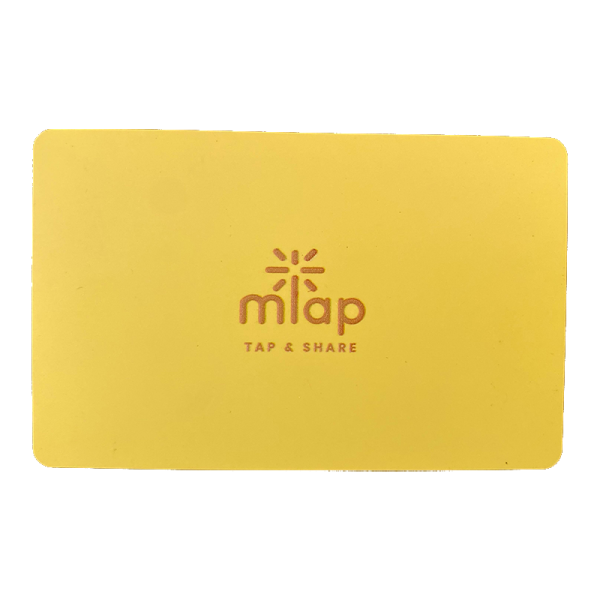 NFC Enabled Yellow Flexible Card