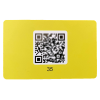 NFC Enabled Yellow Flexible Card