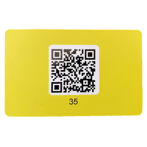 NFC Enabled Yellow Flexible Card